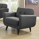 Elements International Hadley Stationary Fabric Chair UHD090100 IMAGE 1