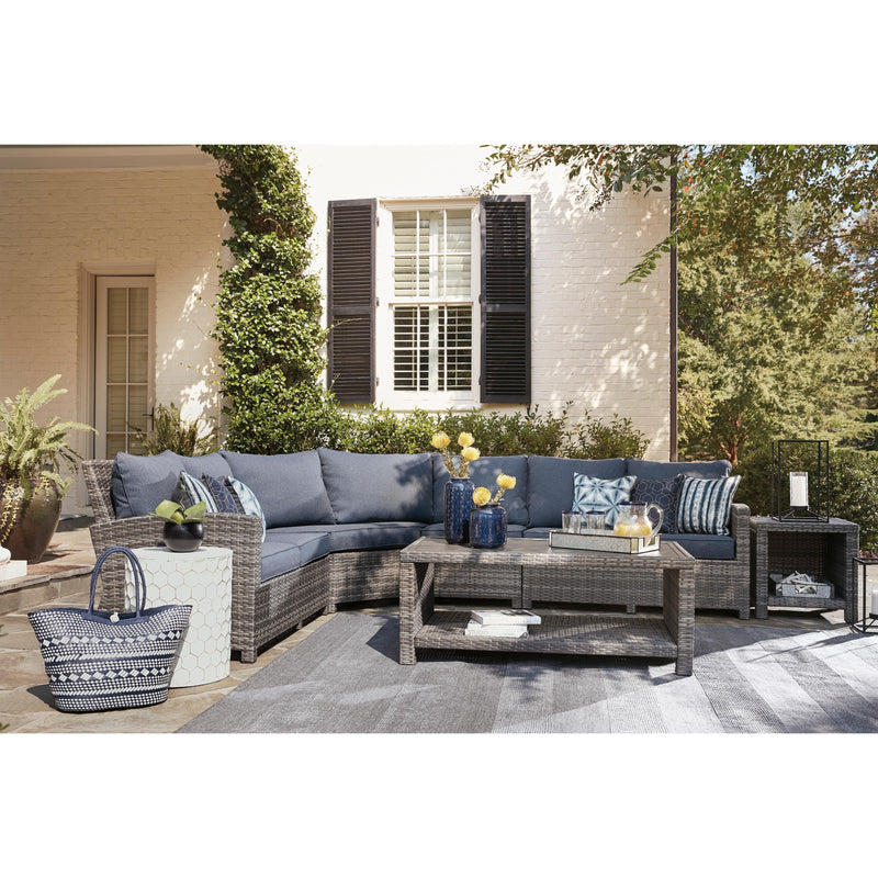 Signature Design by Ashley Salem Beach P440P2 4 pc Outdoor Sectional IMAGE 2