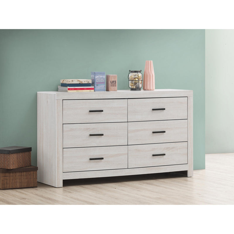 Coaster Furniture Brantford 6-Drawer Dresser 207053 IMAGE 2