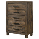 Coaster Furniture Woodmont 5-Drawer Chest 222635 IMAGE 3