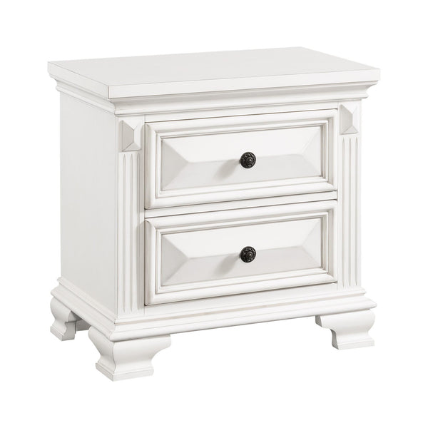 Elements International Calloway 2-Drawer Nightstand CY750NS IMAGE 1