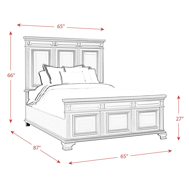 Elements International Calloway Queen Panel Bed CY300QB IMAGE 10