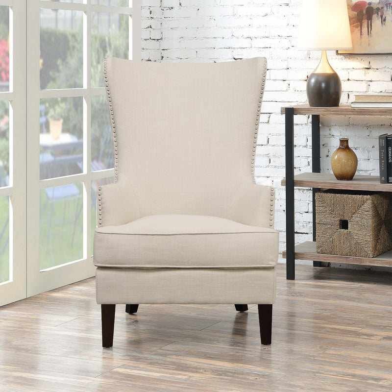 Elements International Kori Stationary Fabric Accent Chair UKR082100CA IMAGE 8