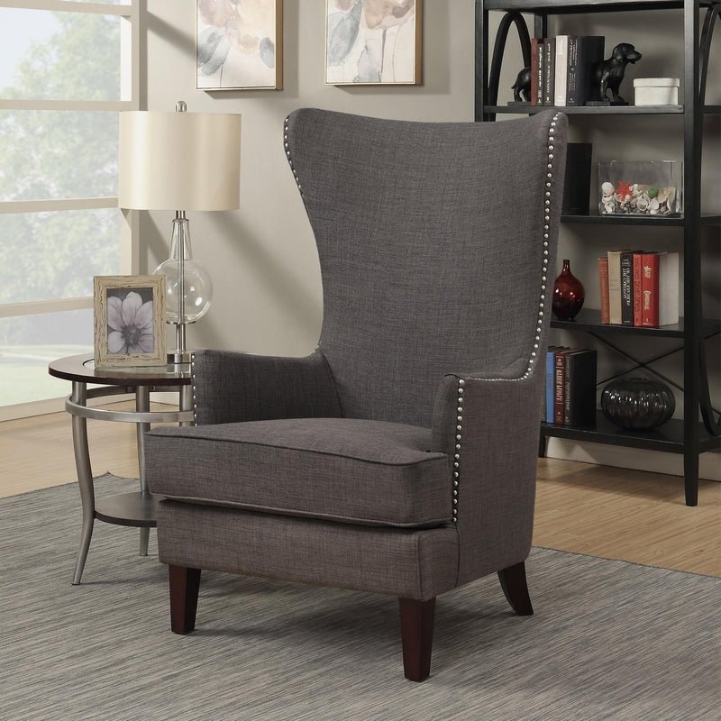 Elements International Kori Stationary Fabric Accent Chair UKR090100CA IMAGE 6