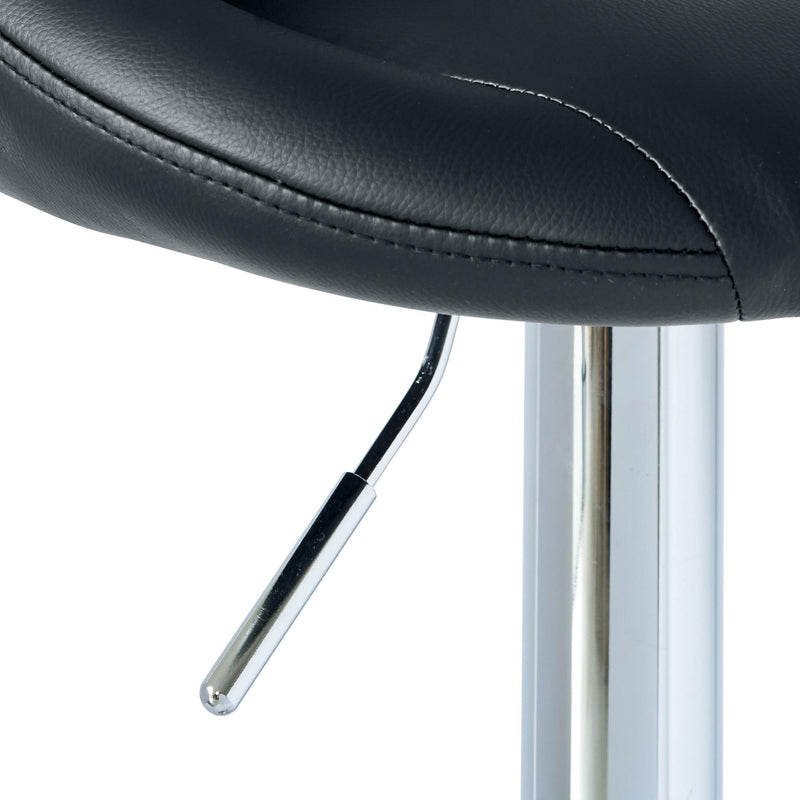  Elements International Melissa BMS800BSE Bar Stool - Black IMAGE 6