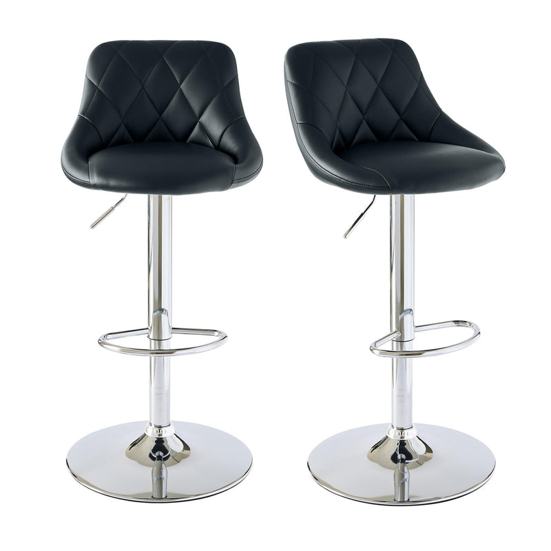  Elements International Melissa BMS800BSE Bar Stool - Black IMAGE 8