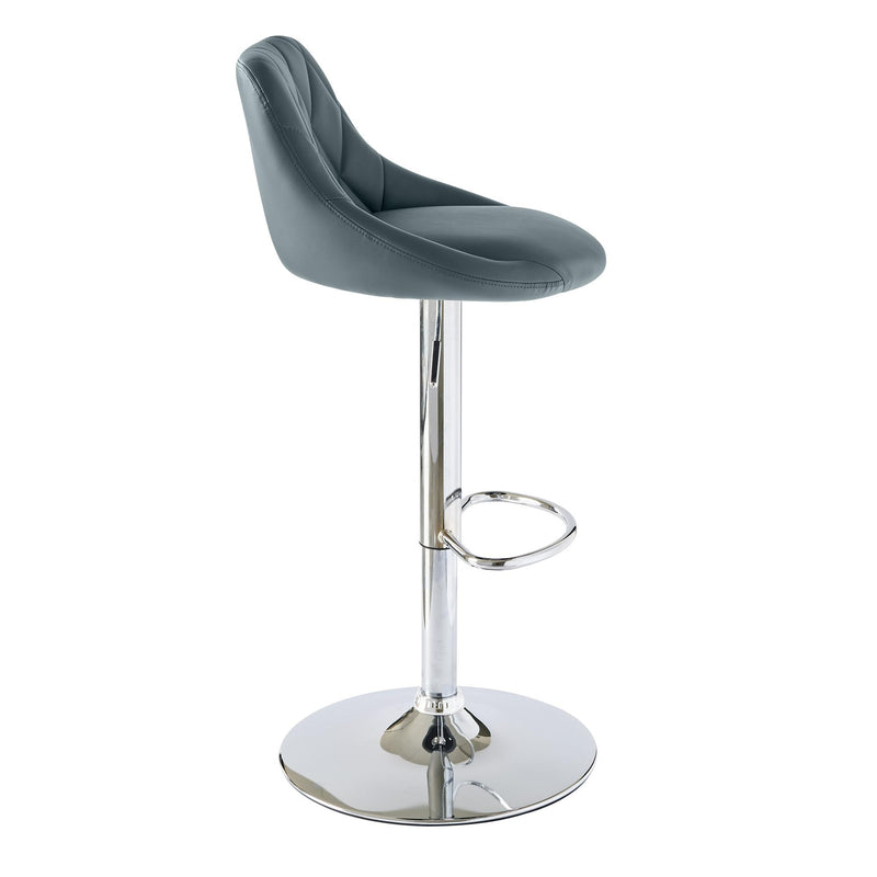  Elements International Melissa BMS900BSE Bar Stool - Gray IMAGE 3