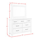 Elements International Scott 7-Drawer Dresser with Mirror SC300DRMR IMAGE 12