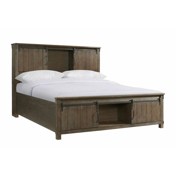 Elements International Scott King Platform Bed with Storage SC370KB IMAGE 1