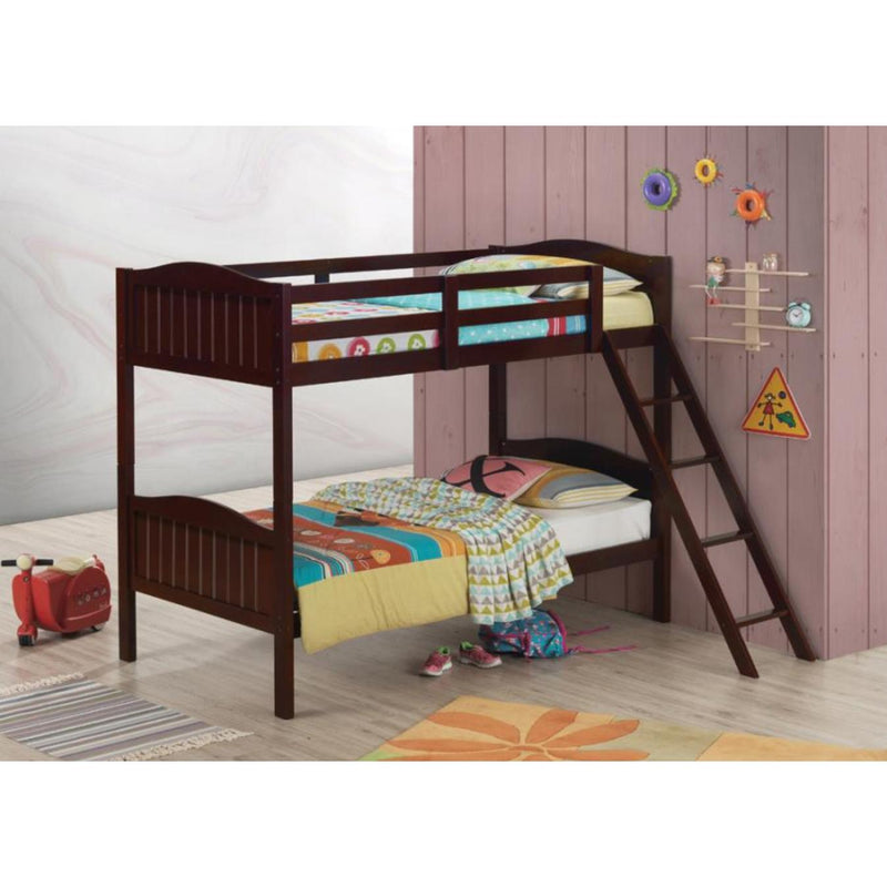 Coaster Furniture Littletown 405053BRN Twin over Twin Bunk Bed IMAGE 4