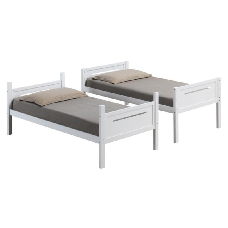 Coaster Furniture Littletown 405051WHT Twin over Twin Bunk Bed IMAGE 4