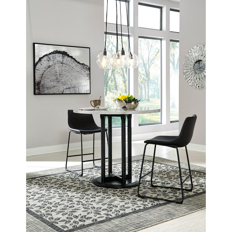 Signature Design by Ashley Centiar Counter Height Stool Centiar D372-624 Upholstered Barstool (2 per package) IMAGE 6