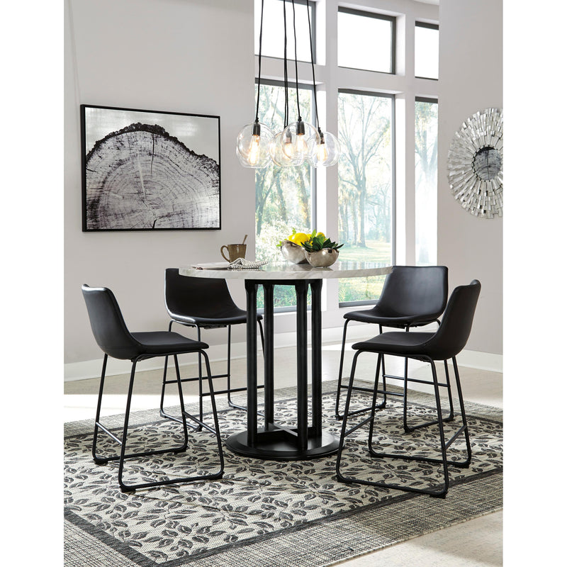 Signature Design by Ashley Centiar Counter Height Stool Centiar D372-624 Upholstered Barstool (2 per package) IMAGE 7