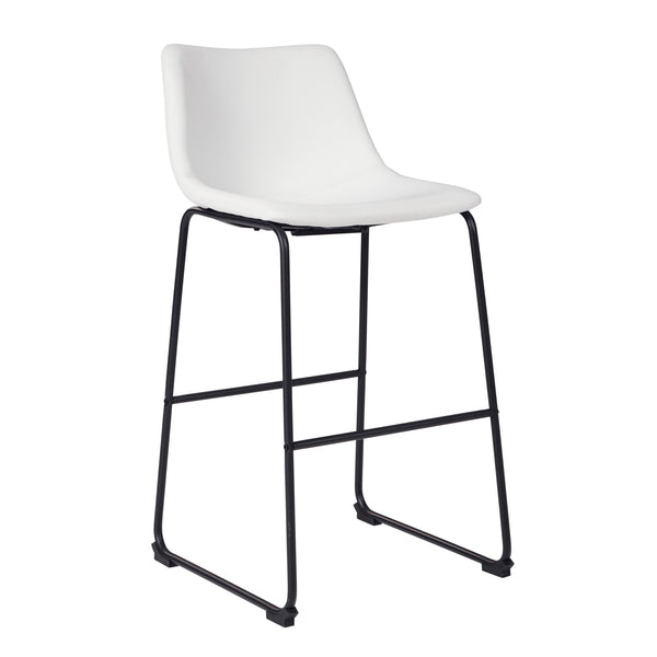 Signature Design by Ashley Centiar Pub Height Stool Centiar D372-730 Tall Upholstered Barstool (2 per package) IMAGE 1