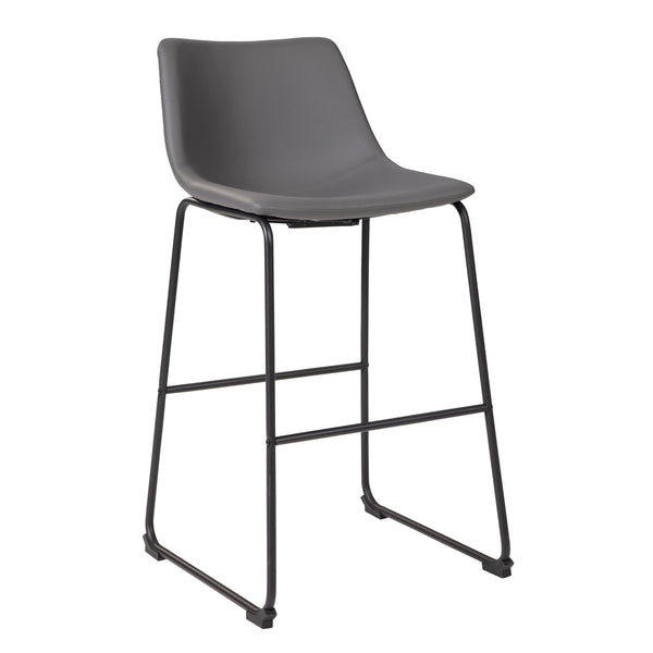 Signature Design by Ashley Centiar Pub Height Stool Centiar D372-830 Tall Upholstered Barstool (2 per package) IMAGE 1