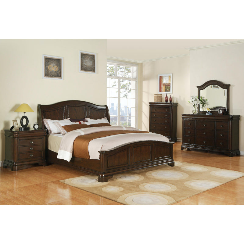 Elements International Cameron Queen Panel Bed CM750QB IMAGE 2