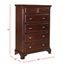  Elements International Canton Cherry CN600CH Chest IMAGE 4