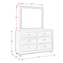  Elements International Harlington HG100DRMR Dresser w/ Mirror Set IMAGE 12