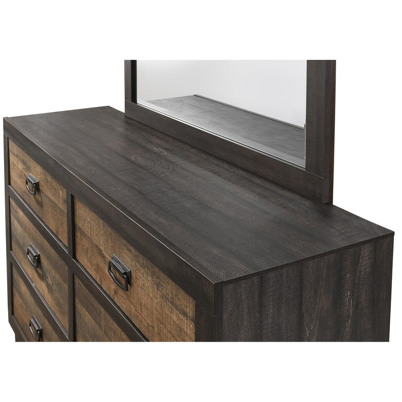 Elements International Harlington 6-Drawer Dresser HG100DRMR IMAGE 7