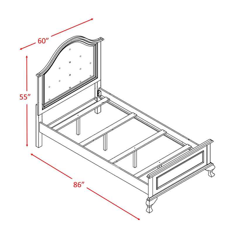 Elements International Kids Beds Bed JS700FTB IMAGE 3