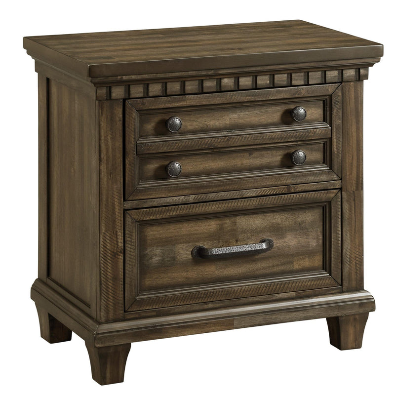 Elements International McCabe 2-Drawer Nightstand MB600NS IMAGE 1