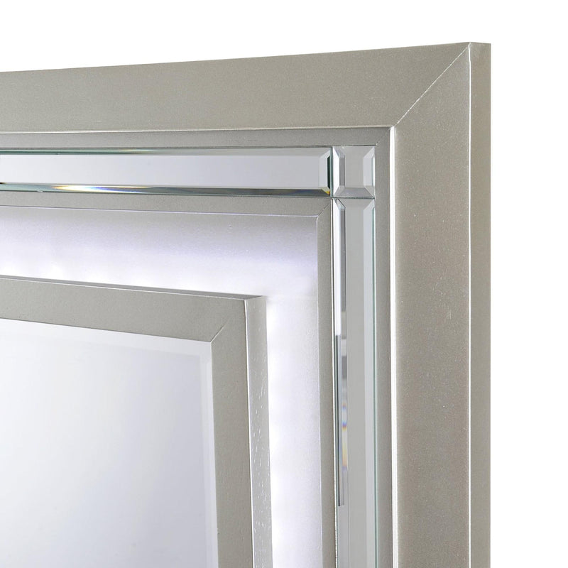  Elements International Platinum LT100DRMR Dresser and Mirror Set IMAGE 3