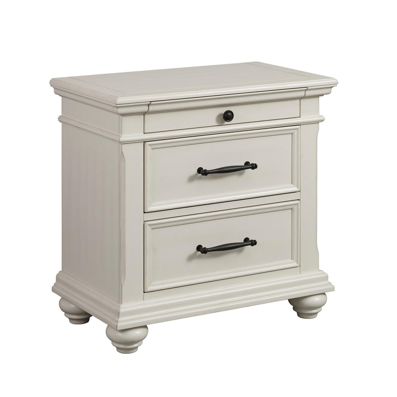 Elements International Slater 3-Drawer Nightstand SR600NS IMAGE 1