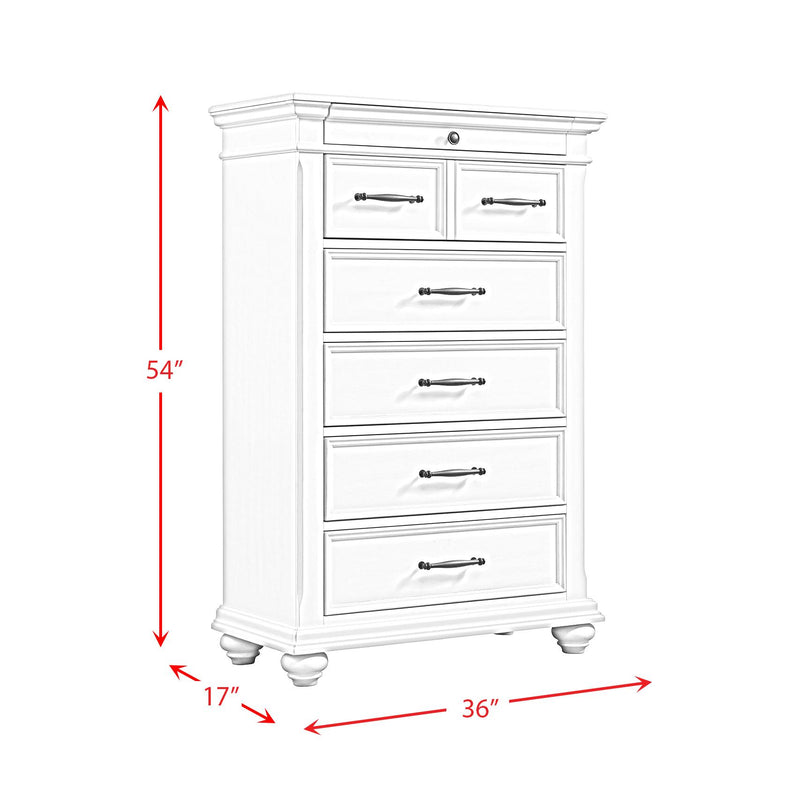  Elements International Slater SR600CH Chest - White IMAGE 11
