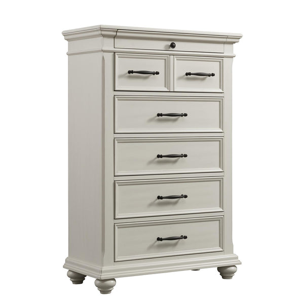  Elements International Slater SR600CH Chest - White IMAGE 1