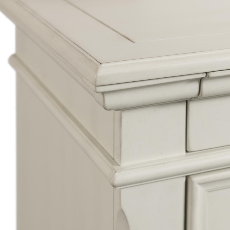  Elements International Slater SR600DRMR Dresser with Mirror - White IMAGE 7