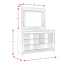 Elements International Twenty Nine 6-Drawer Dresser TN600DRMR IMAGE 13