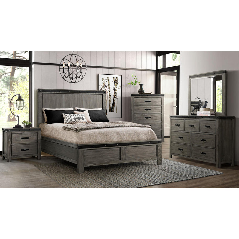 Elements International Wade 7-Drawer Dresser with Mirror WE600DRMR IMAGE 11