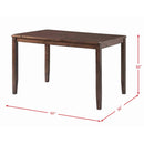  Elements International Alex DAX1007CS 7 pc Counter Height Dining Set IMAGE 11