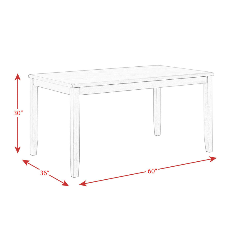 Elements International Alex 7 pc Dinette DAX1007DS IMAGE 18