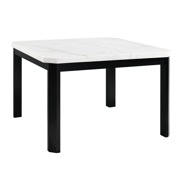 Elements International Square Francesca Counter Height Dining Table with Marble Top CFC700CHTB IMAGE 1