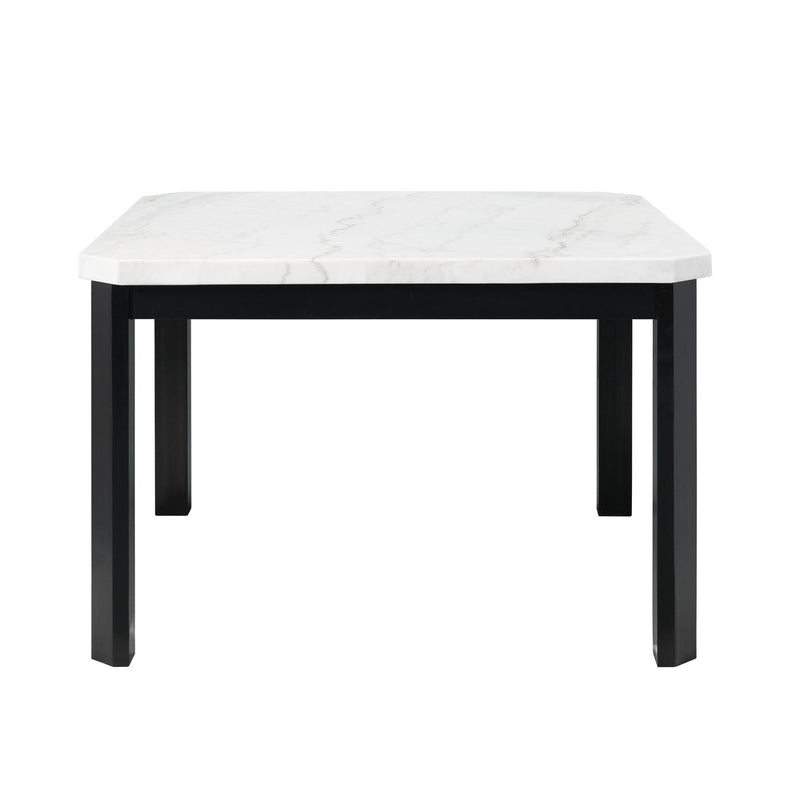 Elements International Square Francesca Counter Height Dining Table with Marble Top CFC700CHTB IMAGE 2