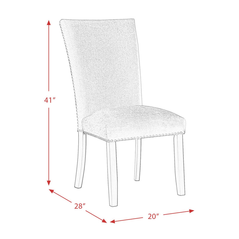 Elements International Francesca Dining Chair CFC700VSC IMAGE 14