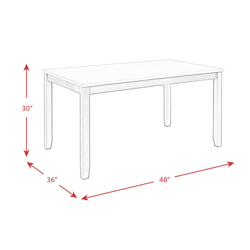 Elements International Martin Grey 5 pc Dinette DMT3005DS IMAGE 19