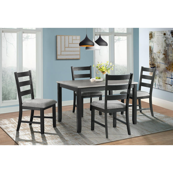 Elements International Martin Grey 5 pc Dinette DMT3005DS IMAGE 1