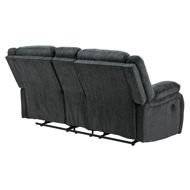 Signature Design by Ashley Draycoll Reclining Fabric Loveseat with Console 7650494 IMAGE 5