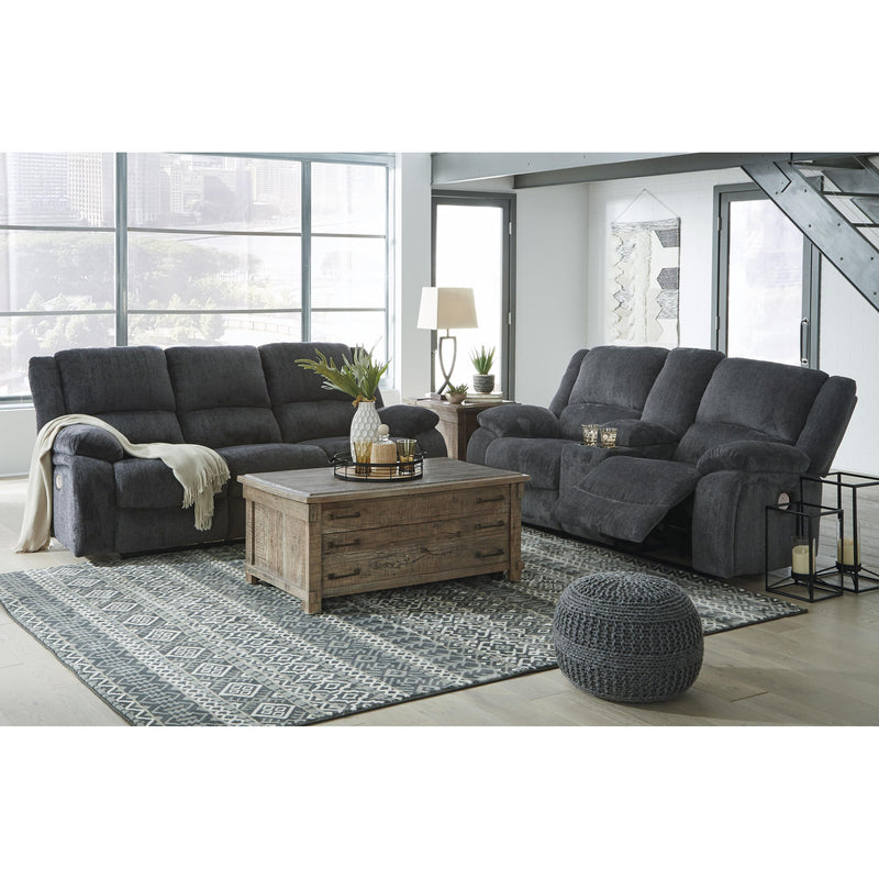 Signature Design by Ashley Draycoll Power Reclining Fabric Loveseat with Console 7650496 IMAGE 7