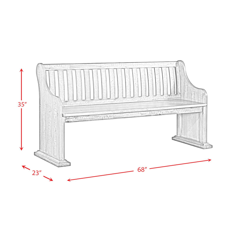 Elements International Stone Bench DST300PW IMAGE 11