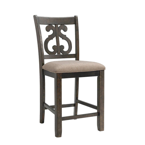 Elements International Stone Counter Height Dining Chair DST195CSC IMAGE 1