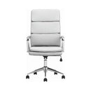  Coaster Furniture Ximena 801746 Upholstered Adjustable High Back Office Chair - White IMAGE 2