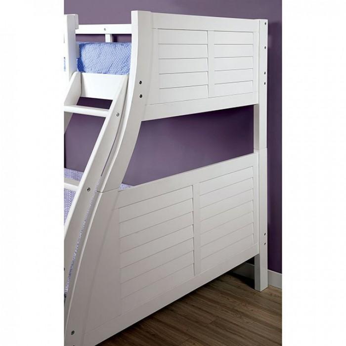 Furniture of America Kids Beds Bunk Bed CM-BK963WH-BED IMAGE 2