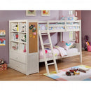  Furniture of America Kids Beds Bunk Bed CM-BK266WH-BED IMAGE 1