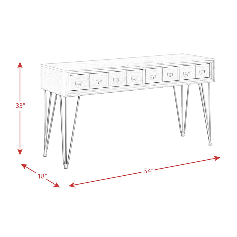 Elements International Boone Sofa Table TBN100STE IMAGE 11