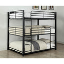  Furniture of America Olga CM-BK917F Full Triple Decker Bed IMAGE 1