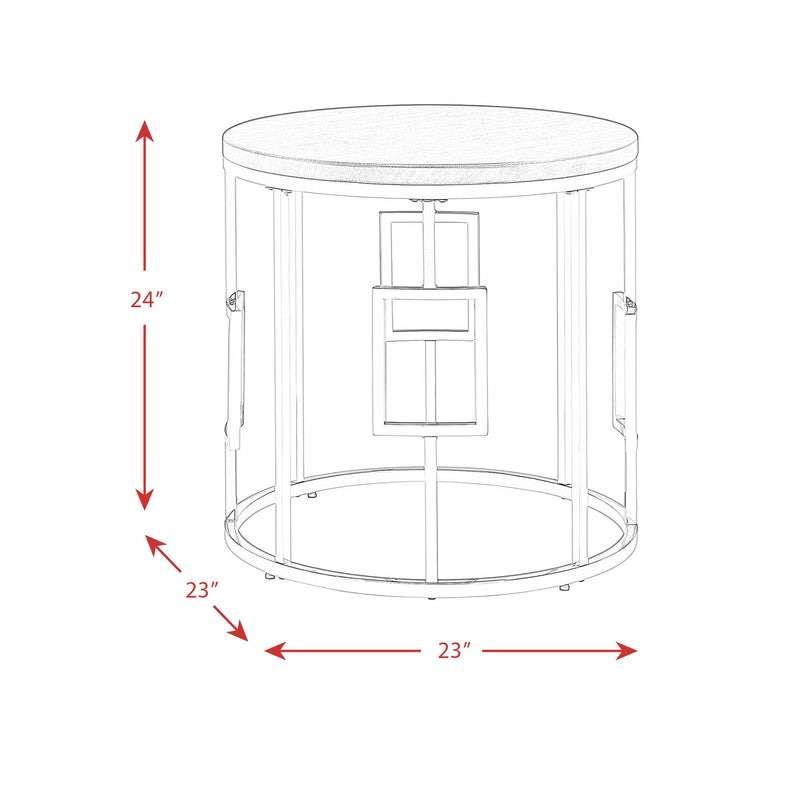 Elements International Ester End Table CES100ET IMAGE 10