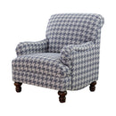  Coaster Furniture Glenn 903093 Upholstered English Arm Accent Chair - Blue IMAGE 1